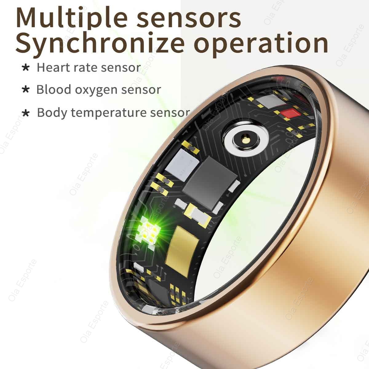 Titanium Alloy Smart Ring, Hea - Health Monitors ulasan dan harga