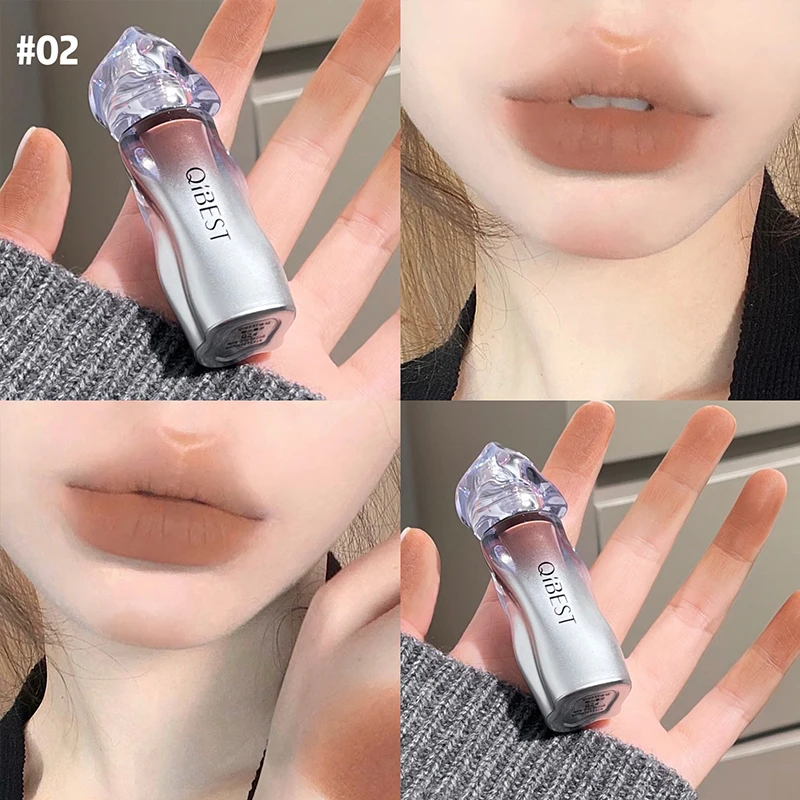 QIBEST Matte Velvet Liquid Lip - Matte Velvet Lip Tint Long Lasting ulasan dan harga