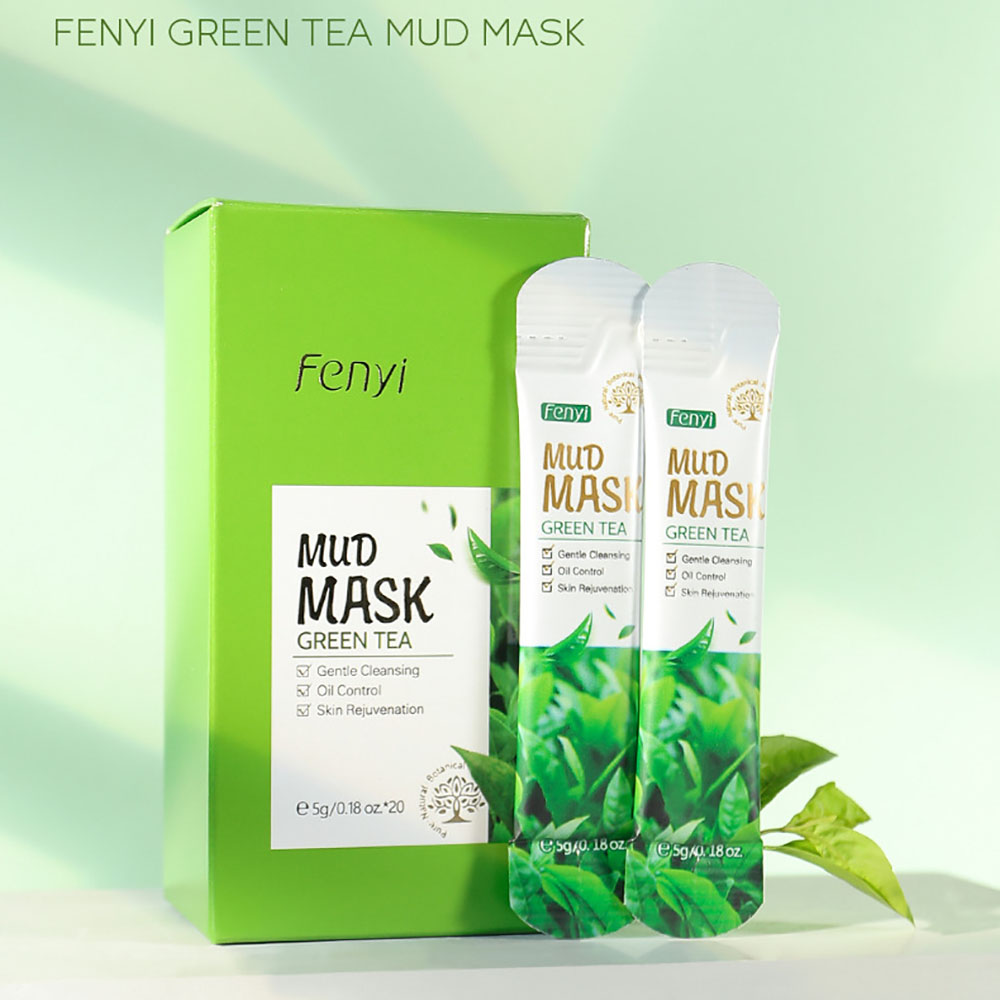 Fenyi Green Tea Clay Mask 5gx2 - Green Tea Cleansing Clay Mask ulasan dan harga