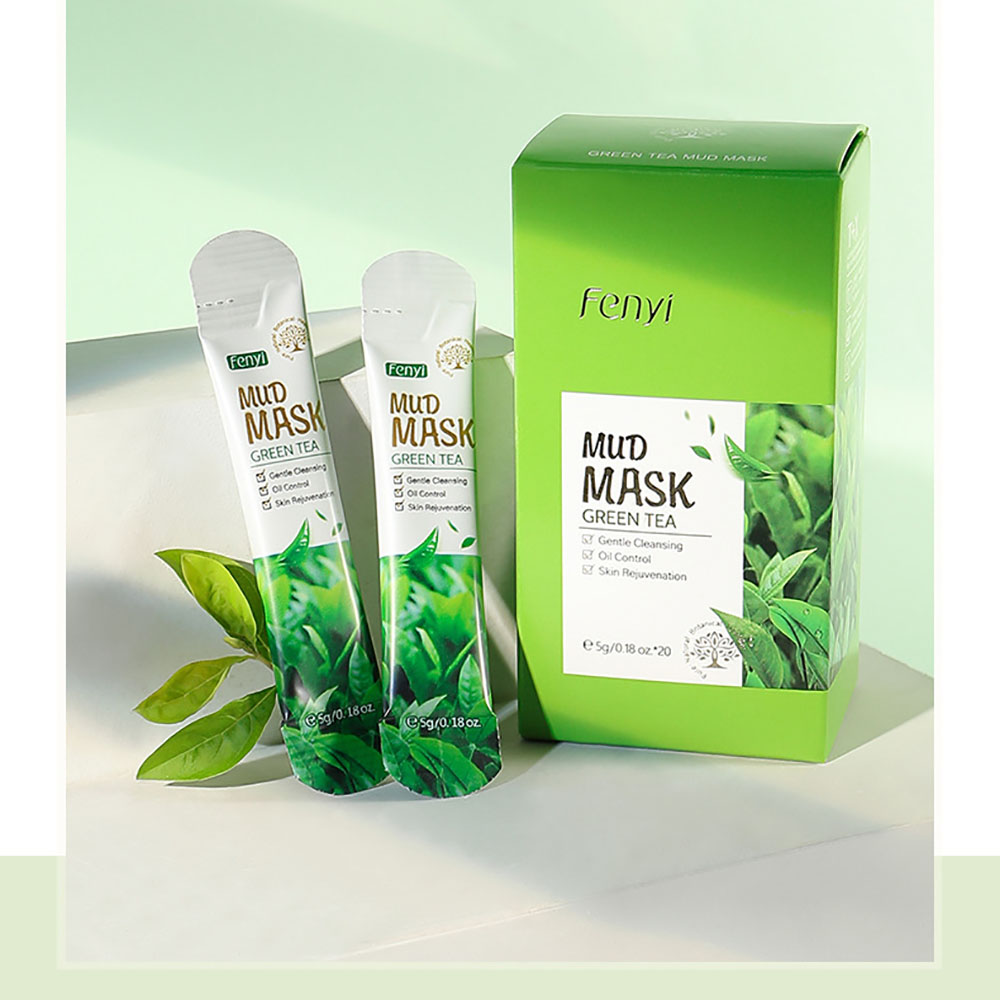 Fenyi Green Tea Clay Mask 5gx2 - Green Tea Cleansing Clay Mask ulasan dan harga
